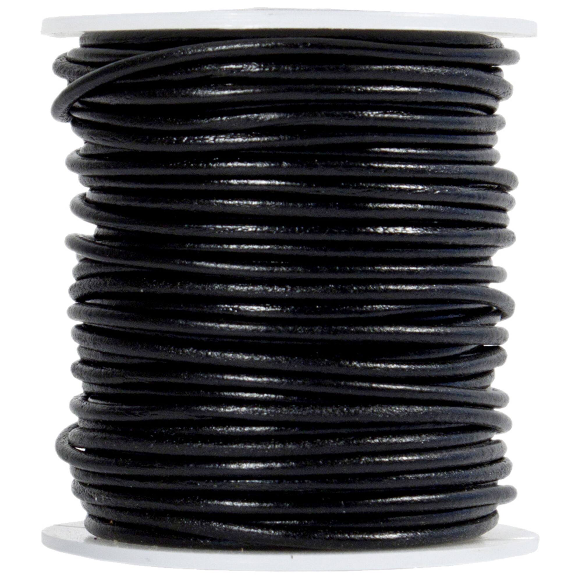 2mm Round Leather Lace by ArtMinds®